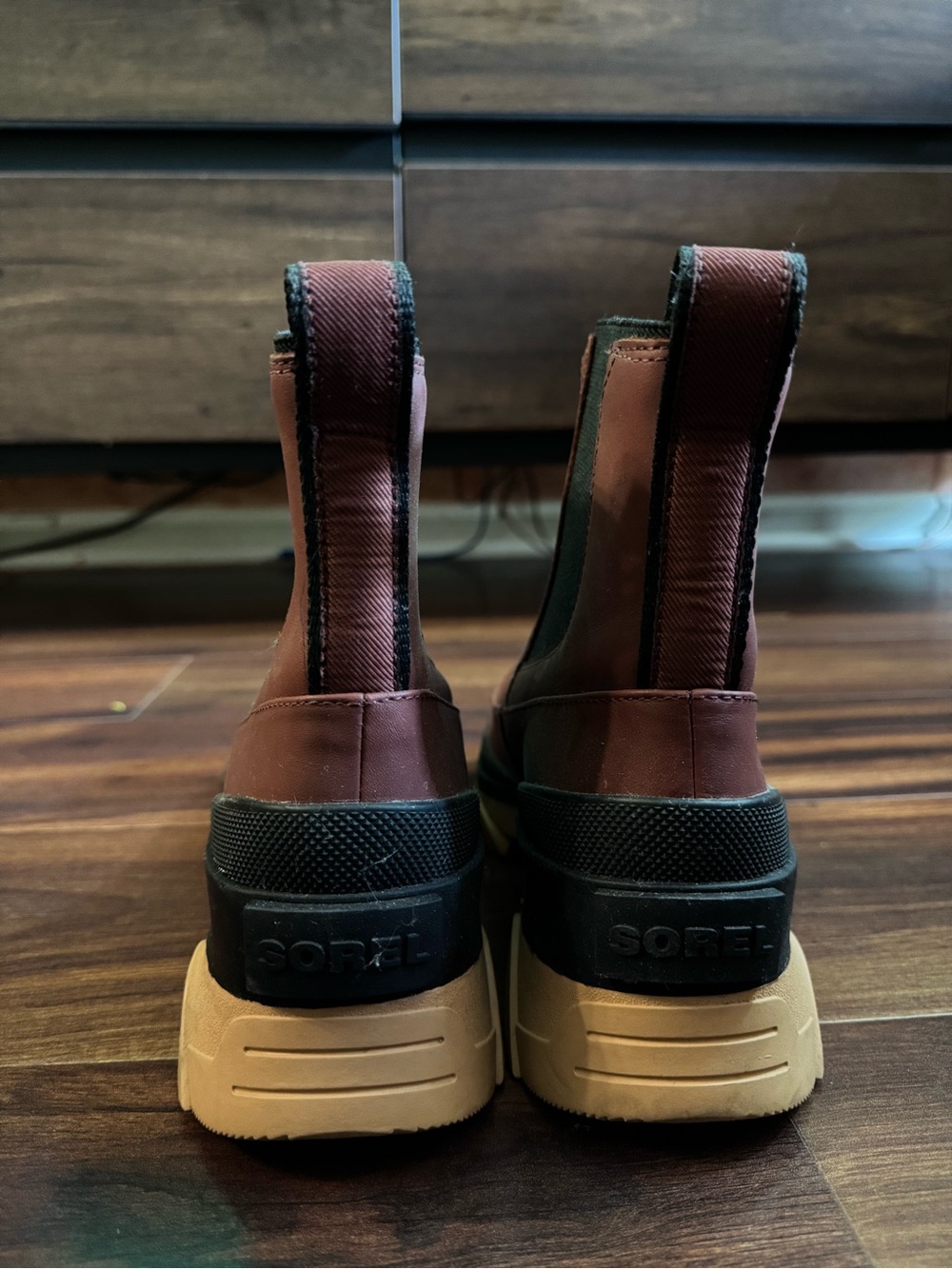 SOREL Women's Maroon Ankle Boots Size 8 - Picture 5 of 16